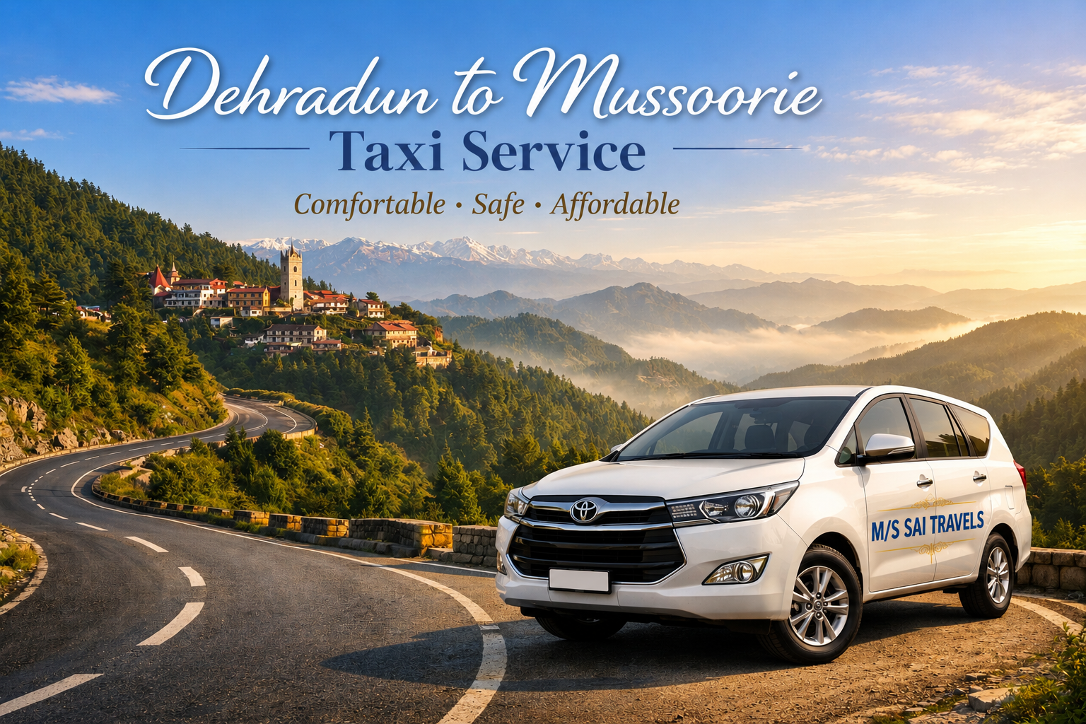 Dehradun to Mussoorie Taxi Service